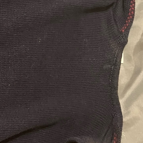 Lucia Embroidered Floral Sweater Vest Medium Vintage Cottagecore Knit Button - Picture 9 of 9